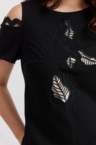 Платье Магия моды 2595 черный - фото 3