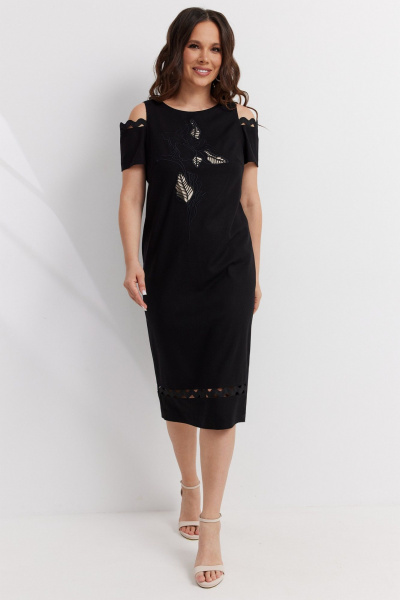 Платье Магия моды 2595 черный - фото 1