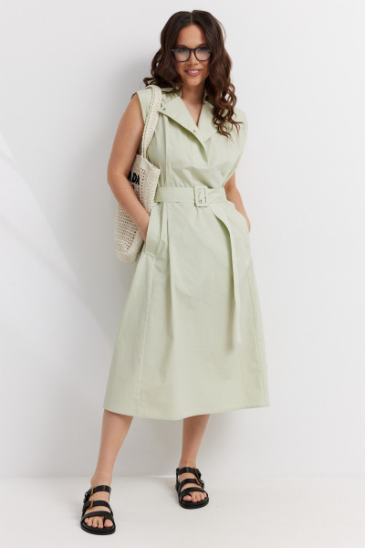 Платье Магия моды 2602 фисташковое мороженное - фото 6