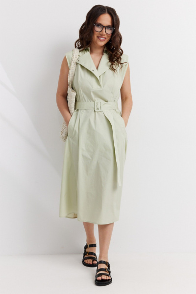 Платье Магия моды 2602 фисташковое мороженное - фото 1