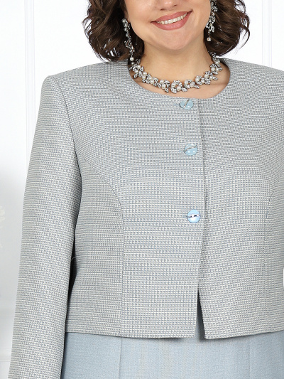 Жакет, платье Ninele 7459 голубой - фото 68