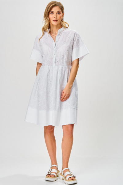 Платье Laikony L-923 белый - фото 2