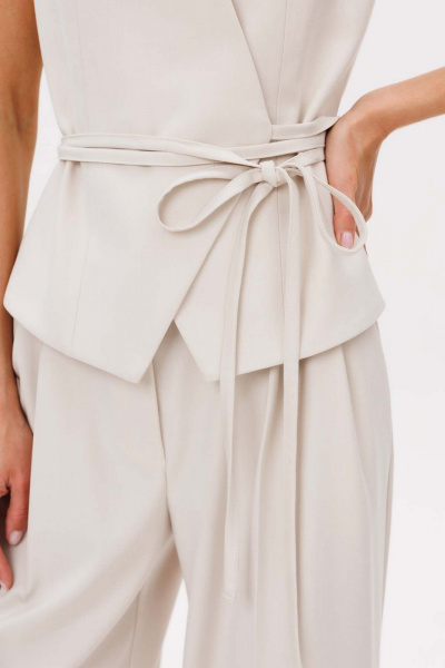 Брюки, жилет LEANNA-STYLE 9026 молочный - фото 6