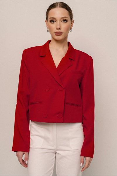 Жакет JRSy 2541 красный - фото 5