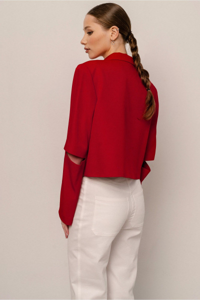 Жакет JRSy 2541 красный - фото 4