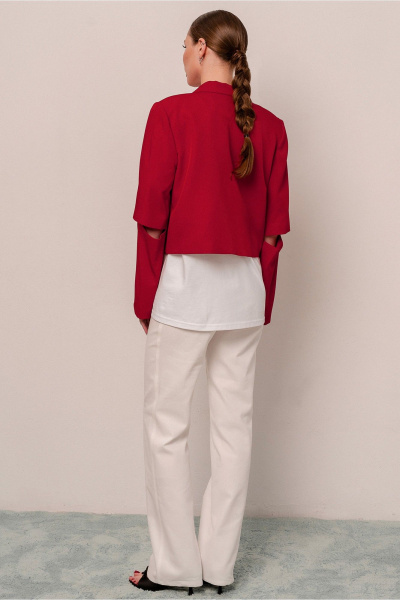 Жакет JRSy 2541 красный - фото 2