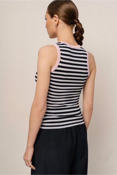 Джемпер JRSy 2548 сине-белый_розовый - фото 3