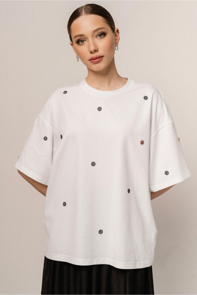 Джемпер JRSy 2585 белый - фото 1