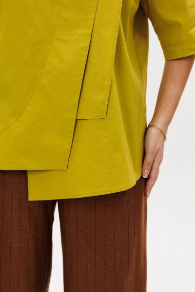 Блуза, брюки Mubliz 251 горчица-терракот - фото 13