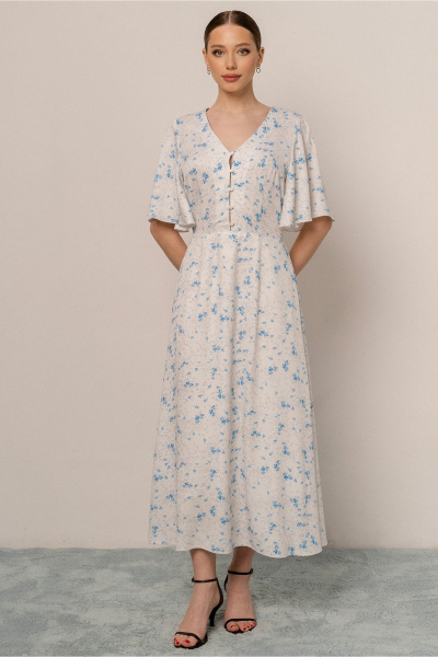 Платье JRSy 2578 голубые_цветы - фото 1