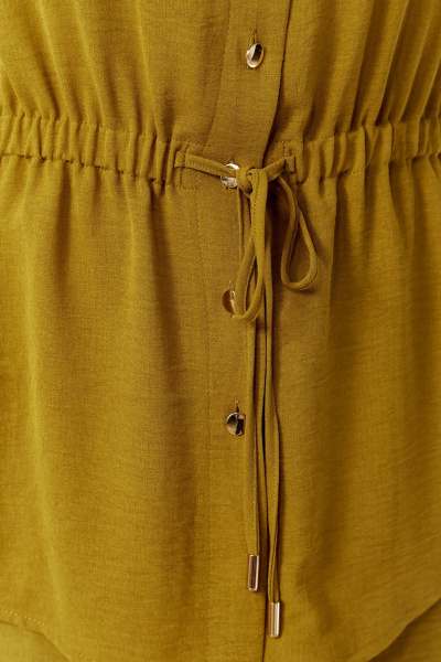 Блуза, брюки Диомант 2067 горчица - фото 8