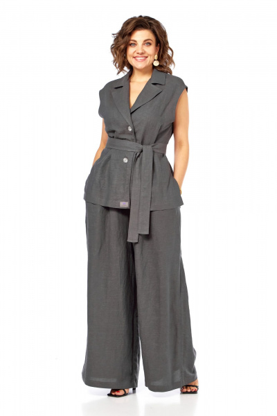 Брюки, жилет Диомант 2080 серый - фото 9