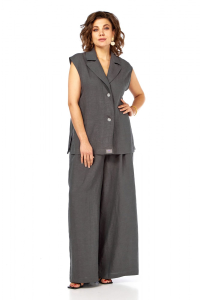 Брюки, жилет Диомант 2080 серый - фото 8