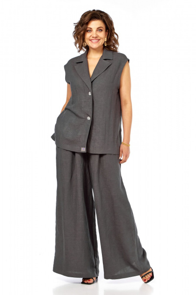 Брюки, жилет Диомант 2080 серый - фото 7