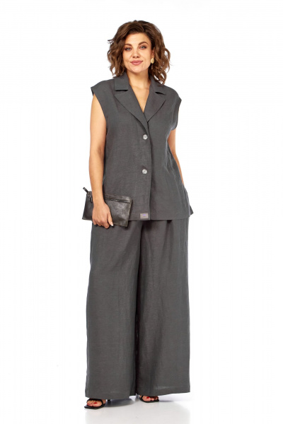 Брюки, жилет Диомант 2080 серый - фото 1