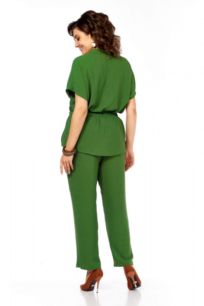 Блуза, брюки Диомант 2067 зеленый - фото 2