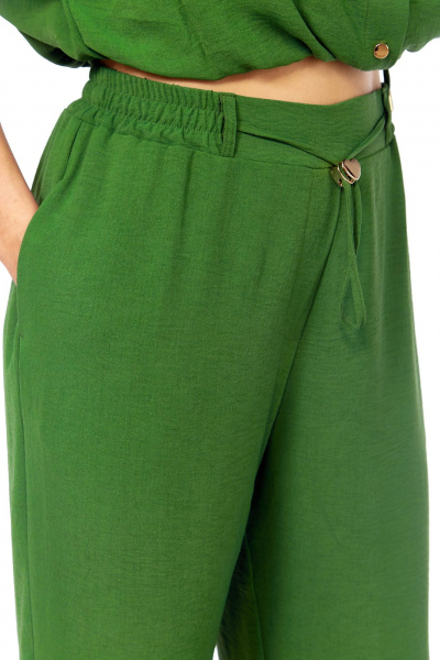 Блуза, брюки Диомант 2067 зеленый - фото 5