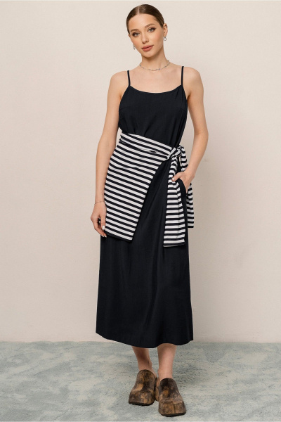 Платье JRSy 2570 синий - фото 3