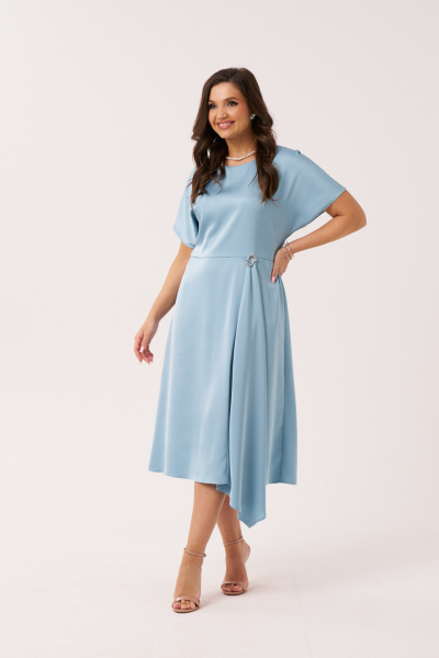 Платье Панда 104480 голубой - фото 1