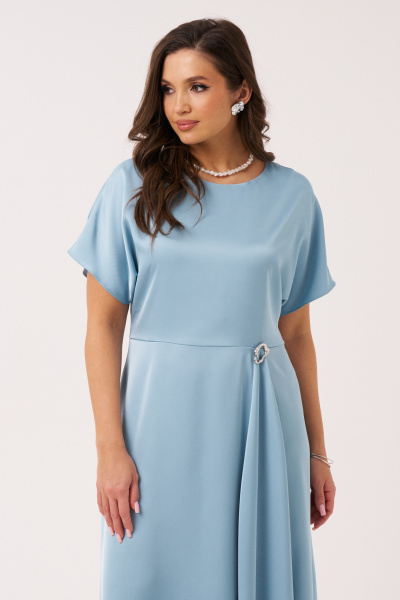 Платье Панда 104480 голубой - фото 2