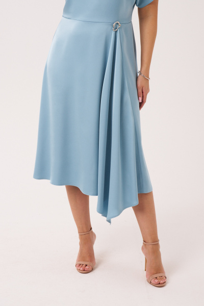 Платье Панда 104480 голубой - фото 3