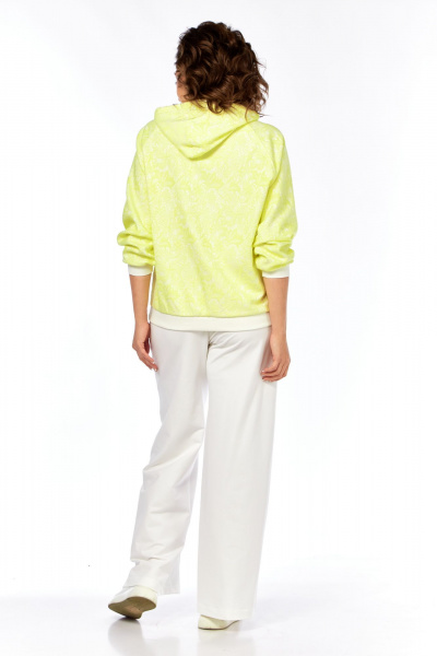 Брюки, кофта Диомант 2081 лимонный - фото 2