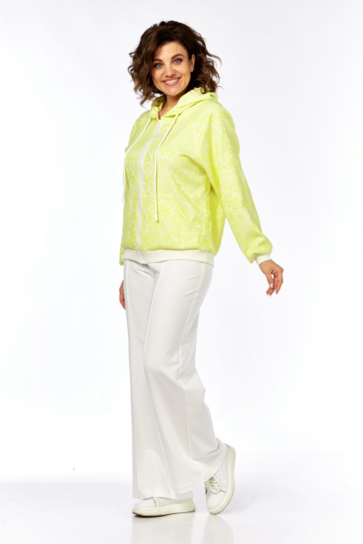 Брюки, кофта Диомант 2081 лимонный - фото 4