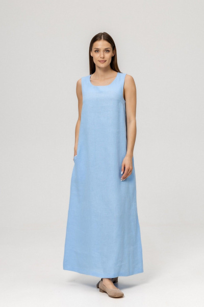 Платье Twok 111001 голубой - фото 1