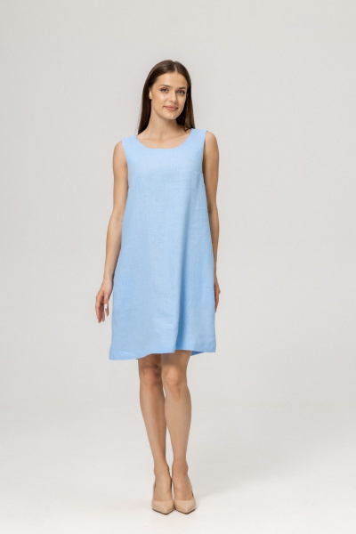 Платье Twok 111002 голубой - фото 2