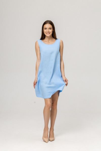 Платье Twok 111002 голубой - фото 3