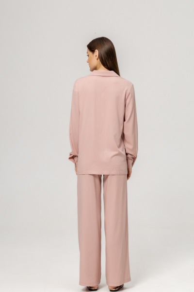 Блуза, брюки Twok 111007 пудровый - фото 8