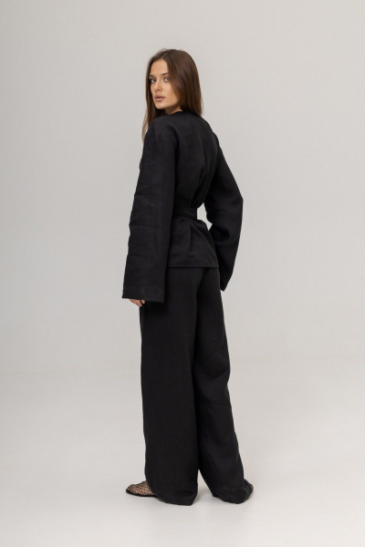 Брюки, кардиган Twok 222103 черный - фото 6