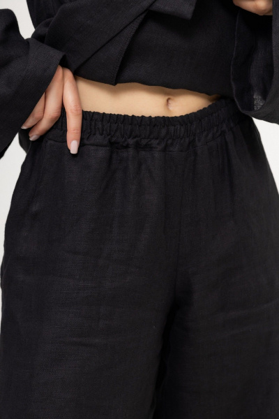 Брюки, кардиган Twok 222103 черный - фото 5