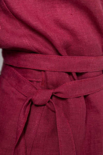 Брюки, кардиган Twok 222104 винный - фото 4