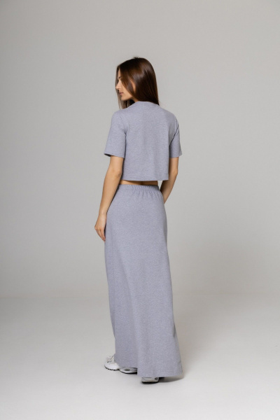 Футболка Twok 252104 серый меланж - фото 5