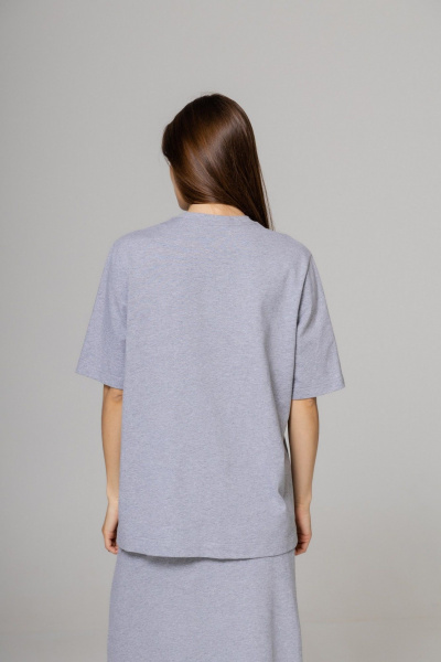 Футболка Twok 252105 серый меланж - фото 7