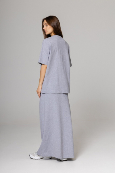 Футболка Twok 252105 серый меланж - фото 6