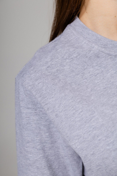 Футболка Twok 252105 серый меланж - фото 3