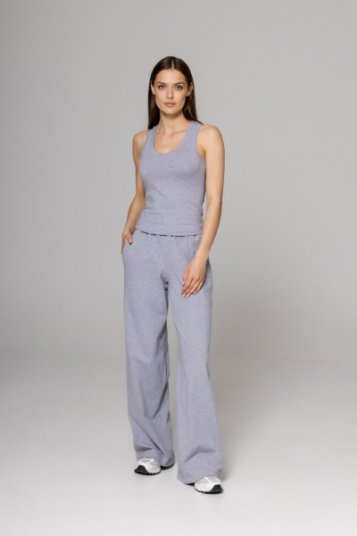 Майка Twok 252108 серый меланж - фото 1