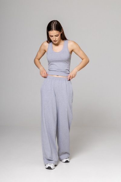 Майка Twok 252108 серый меланж - фото 6