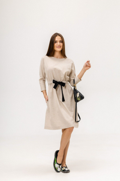 Платье Twok 555112 натуральный - фото 6