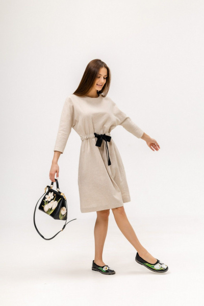 Платье Twok 555112 натуральный - фото 5