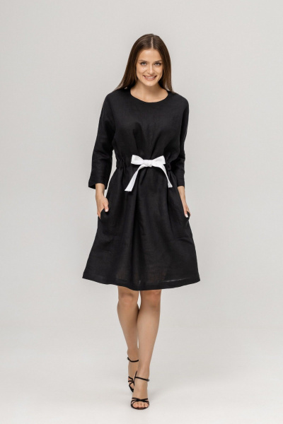 Платье Twok 555113 черный - фото 3