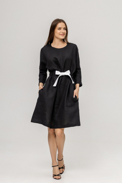 Платье Twok 555113 черный - фото 2