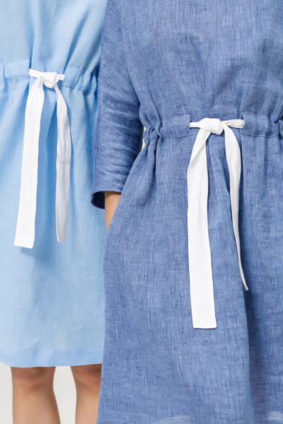 Платье Twok 555114 голубой - фото 9