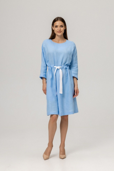 Платье Twok 555114 голубой - фото 3