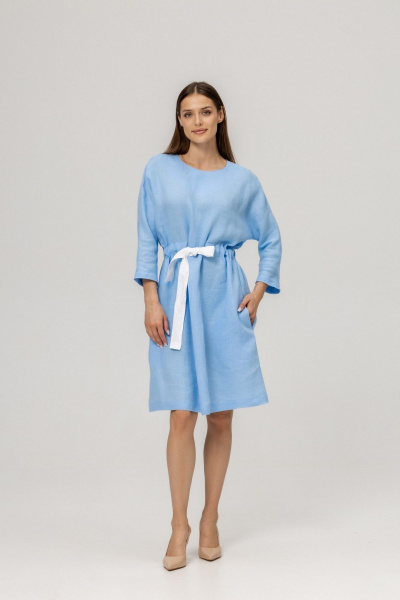 Платье Twok 555114 голубой - фото 1