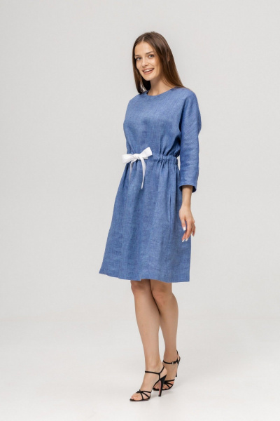 Платье Twok 555115 джинс - фото 8