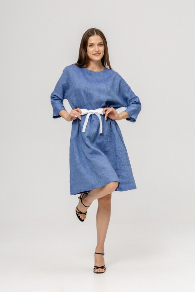 Платье Twok 555115 джинс - фото 1