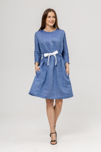 Платье Twok 555115 джинс - фото 2